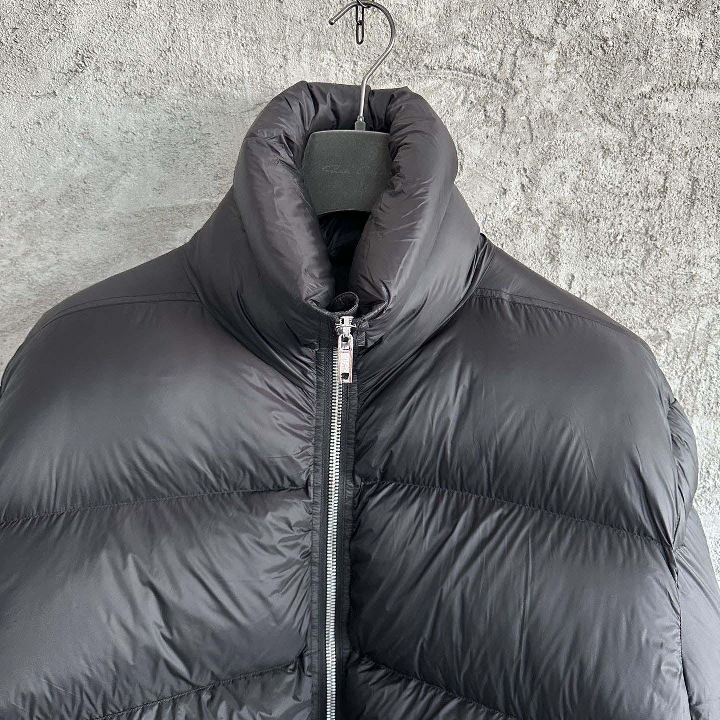 Rick Owens Turtle Nylon Cropped Puffer Jacket  - DesignerGu