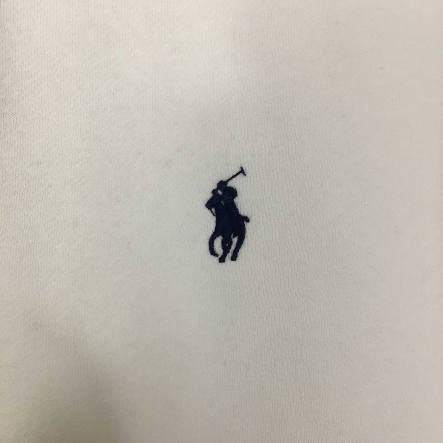 Ralph Lauren White Cotton-blend Crewneck - DesignerGu