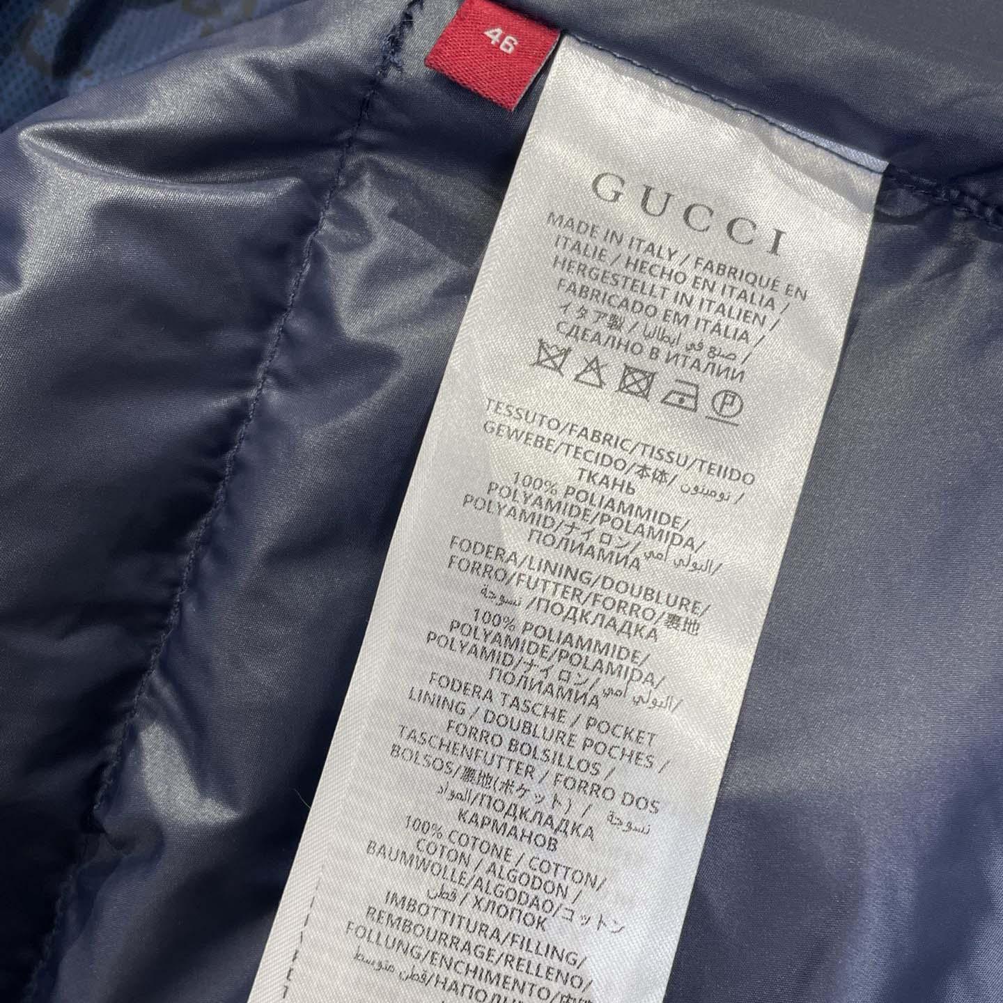 Gucci Printed Poplin Tech Zip Jacket - DesignerGu
