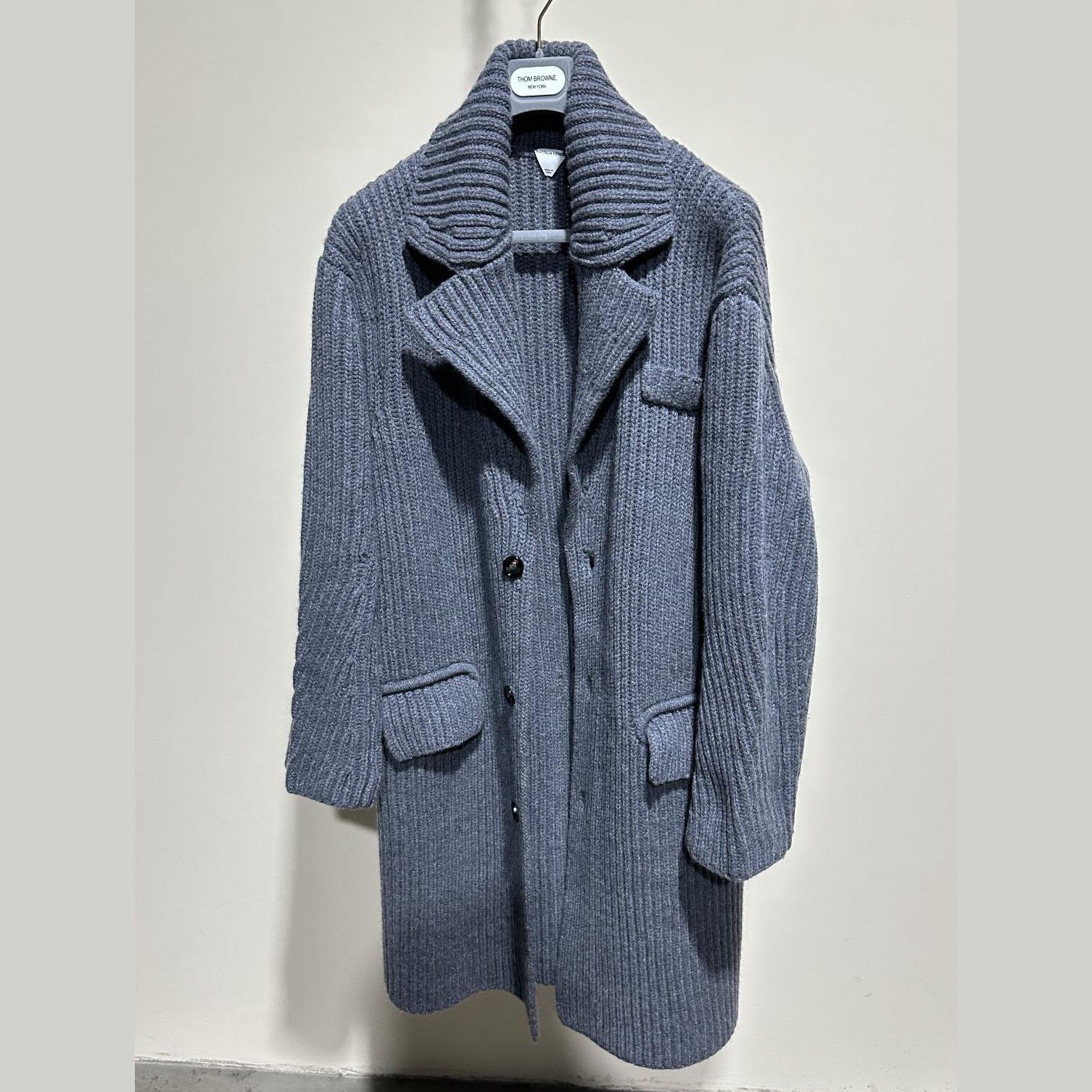 Bottega Veneta Felted Wool Knitted Coat - DesignerGu