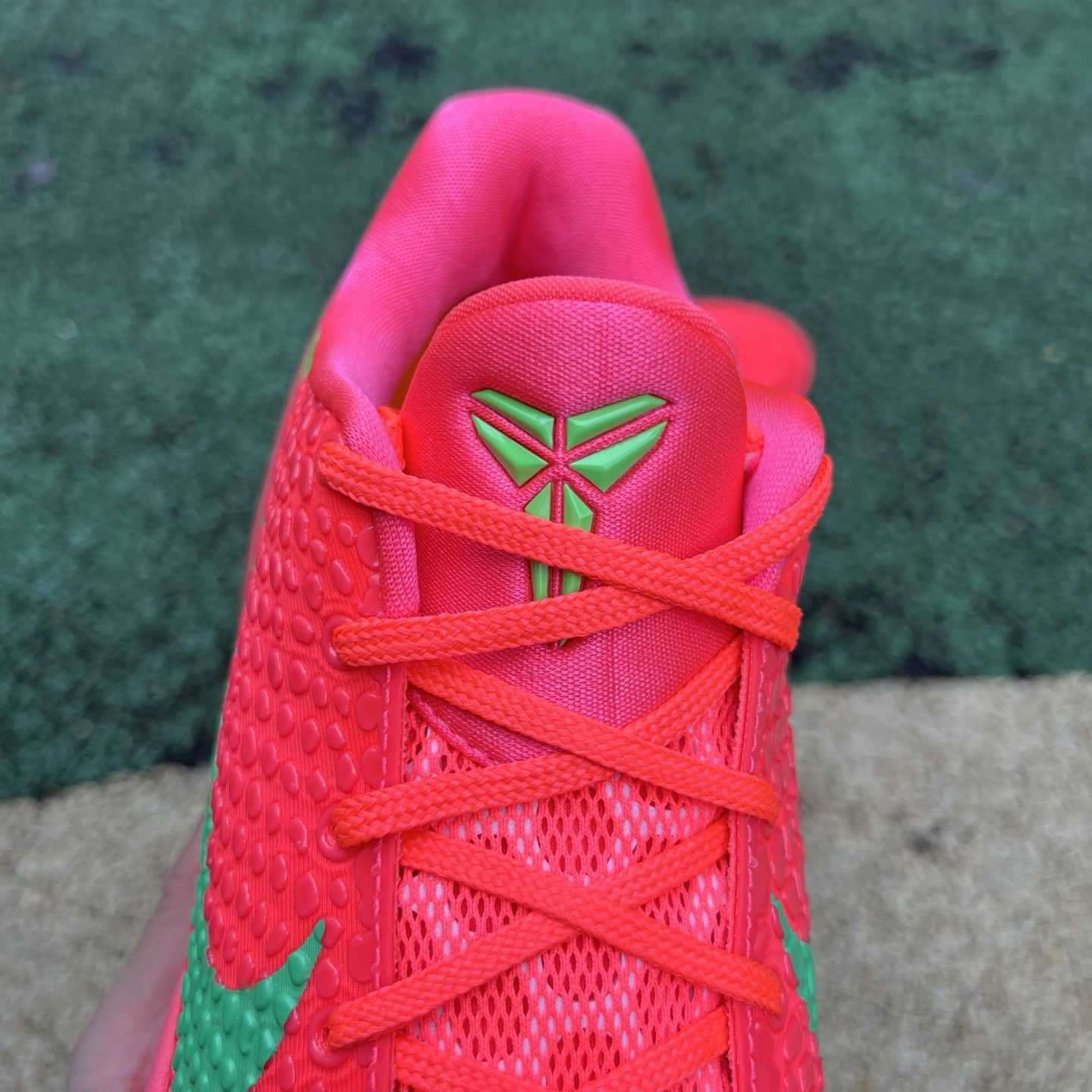 Nike Zoom Kobe 6 Protro “Reverse All-Star” Custom Basketball Shoes Red/Green  - DesignerGu