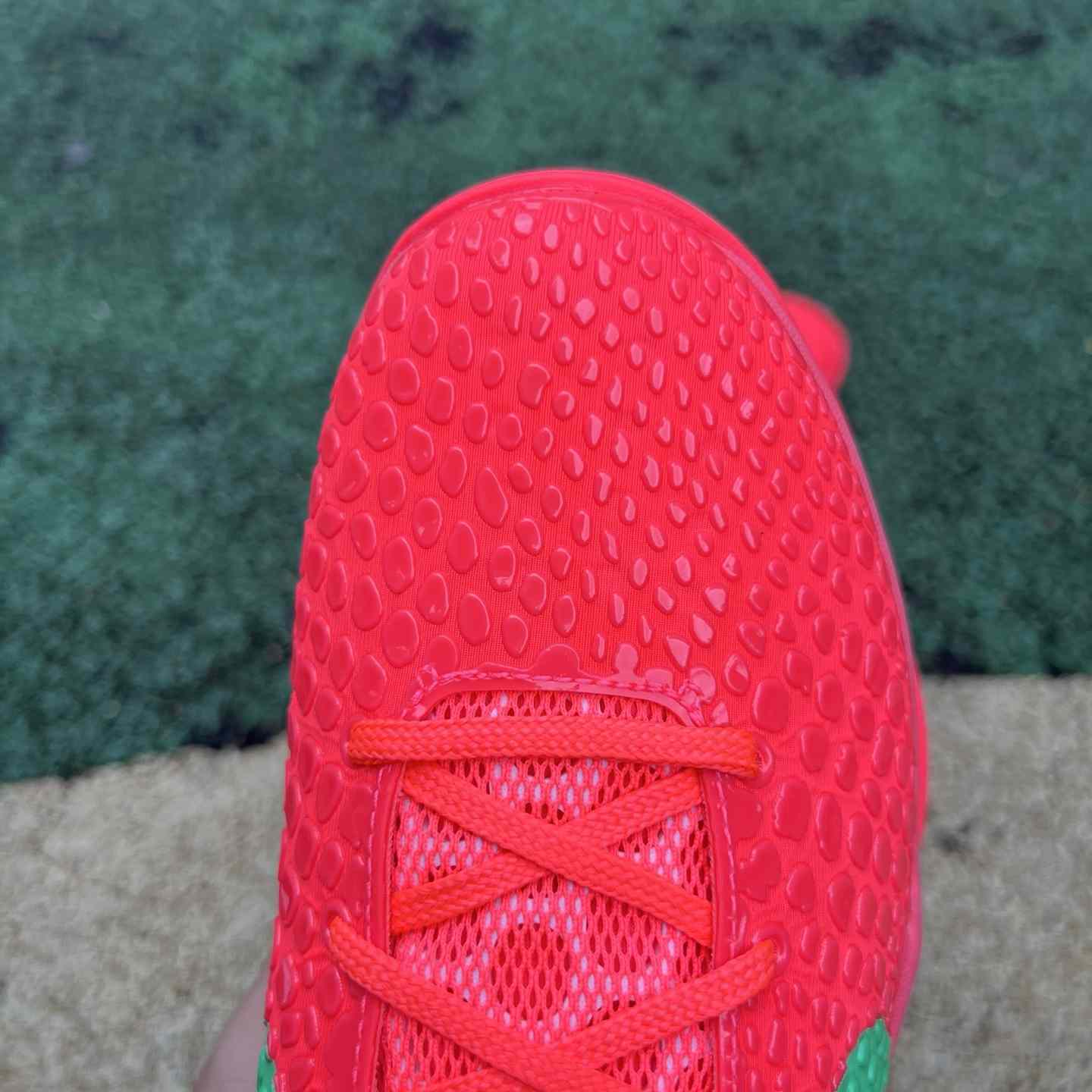 Nike Zoom Kobe 6 Protro “Reverse All-Star” Custom Basketball Shoes Red/Green  - DesignerGu