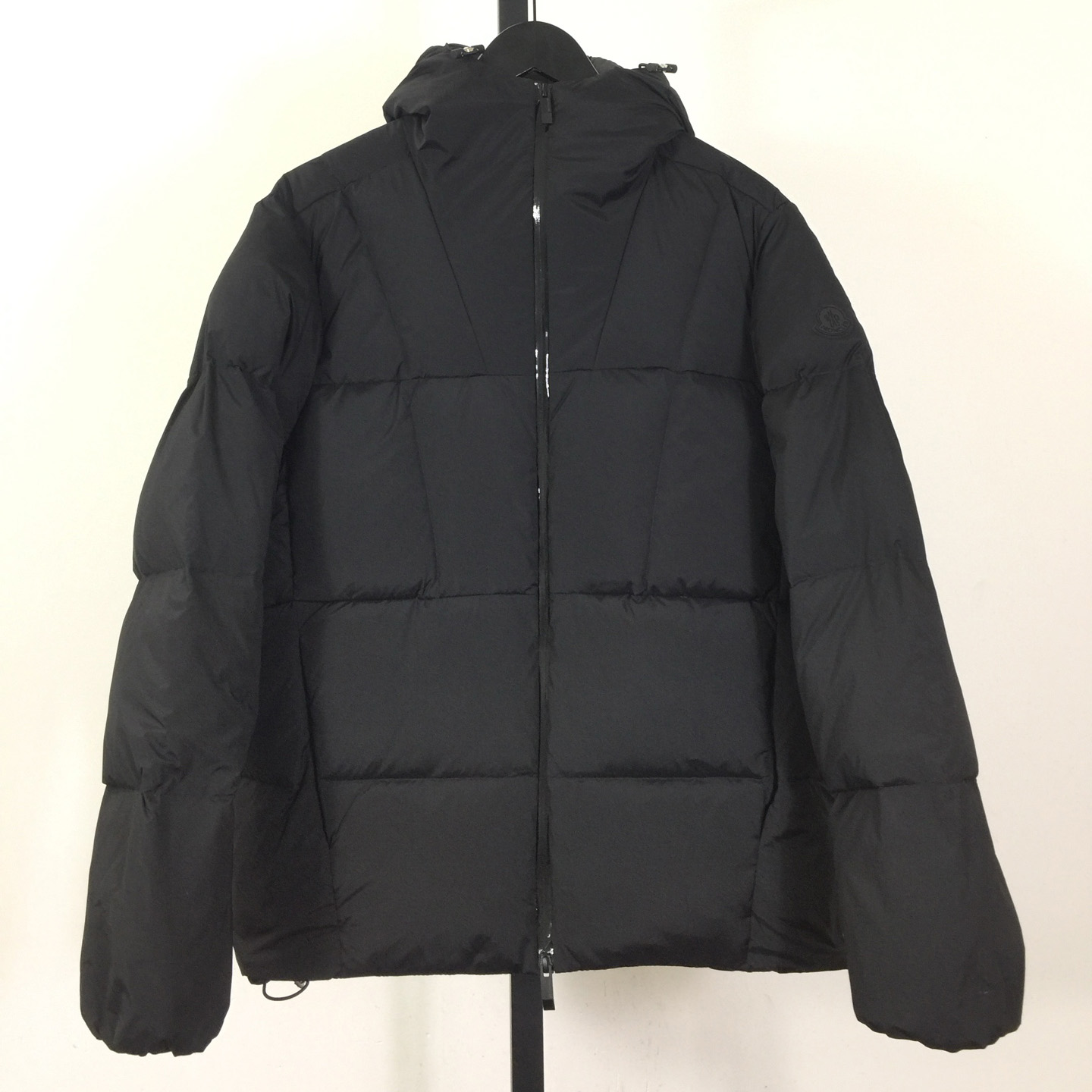 Moncler Fusain Hooded Short Down Jacket - DesignerGu
