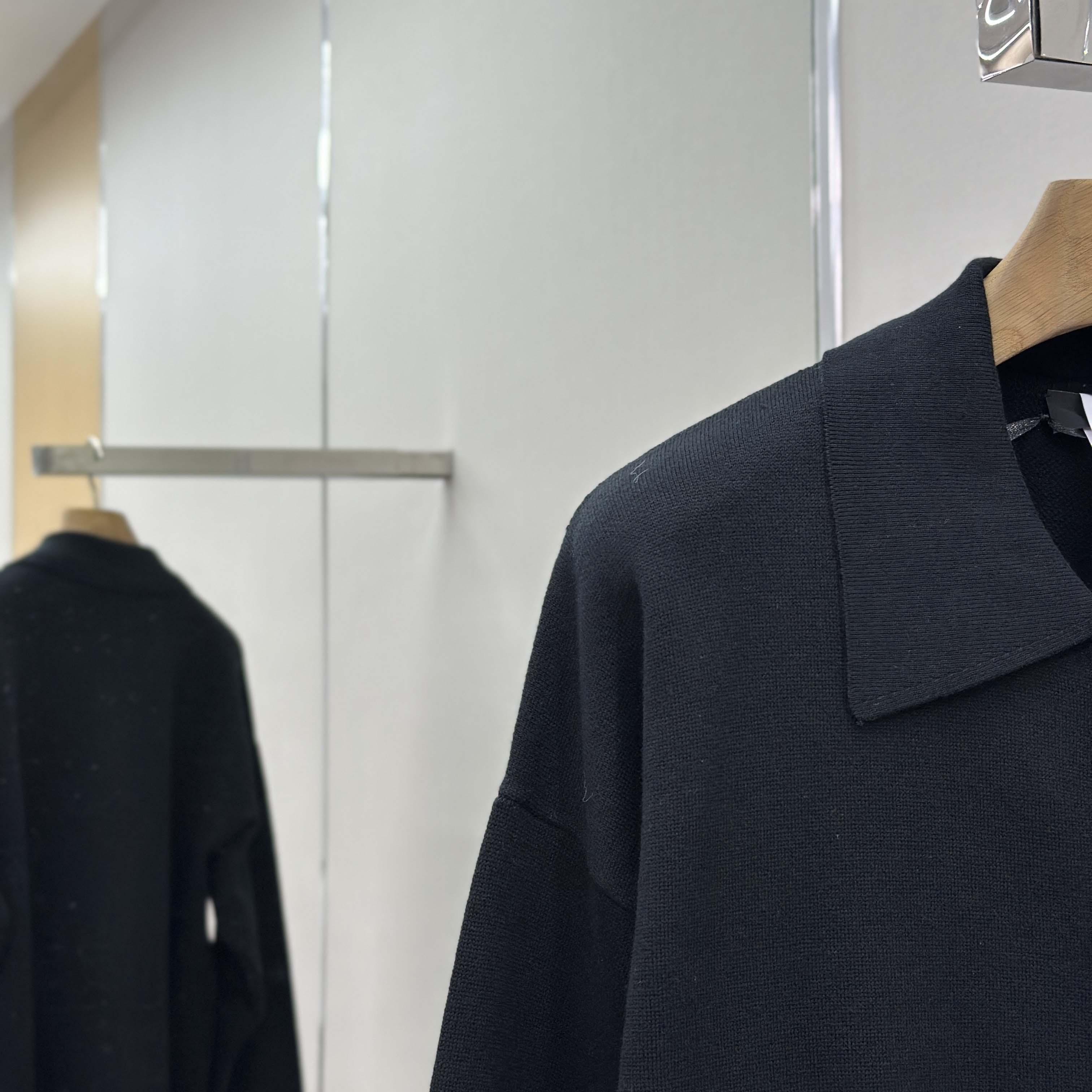 Versace Cashmere-Blend Knit Polo Cardigan - DesignerGu