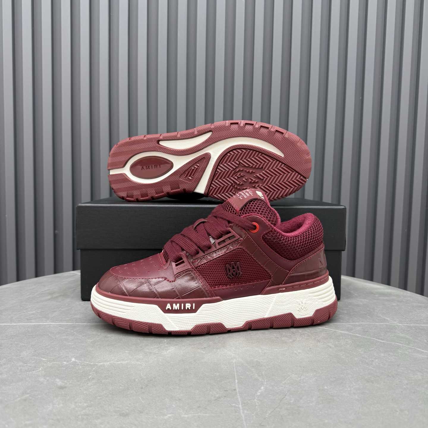 Amiri Croc Debossed Ma-1 - DesignerGu