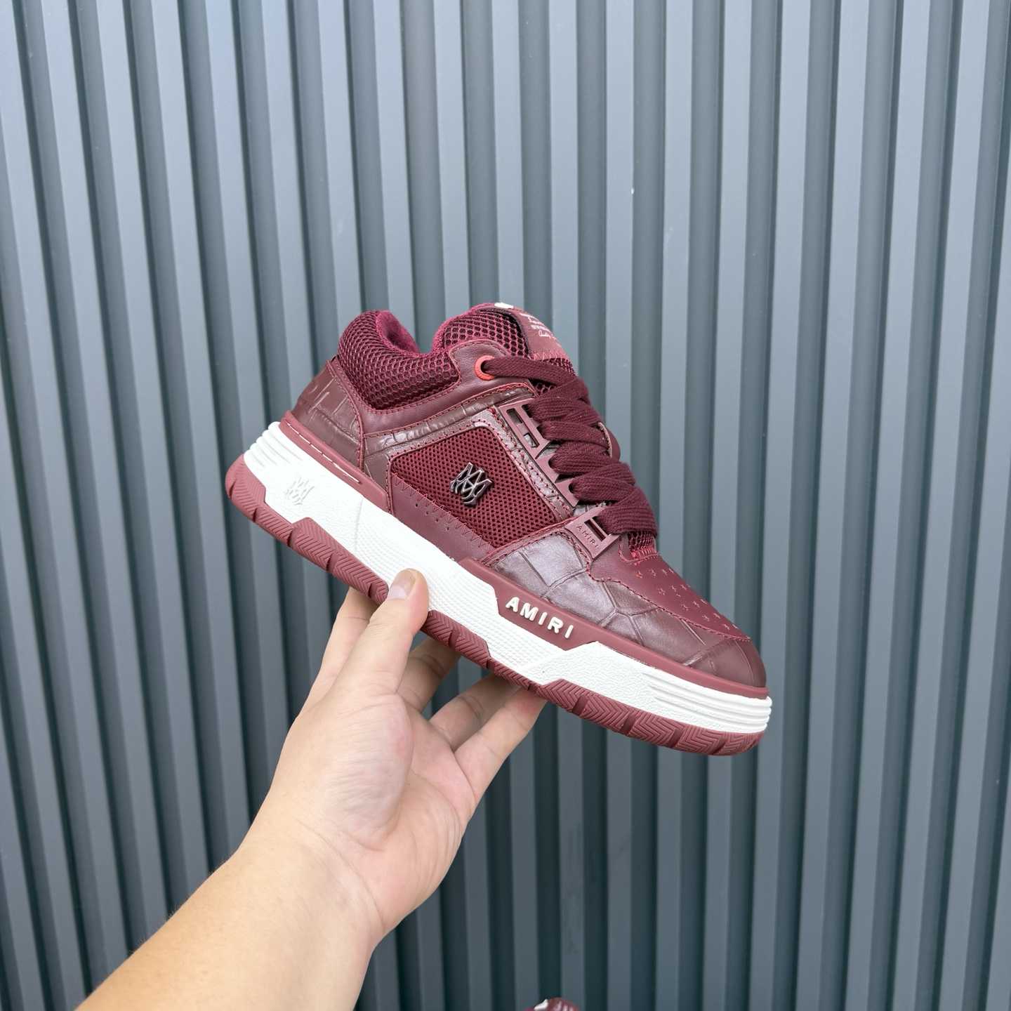 Amiri Croc Debossed Ma-1 - DesignerGu