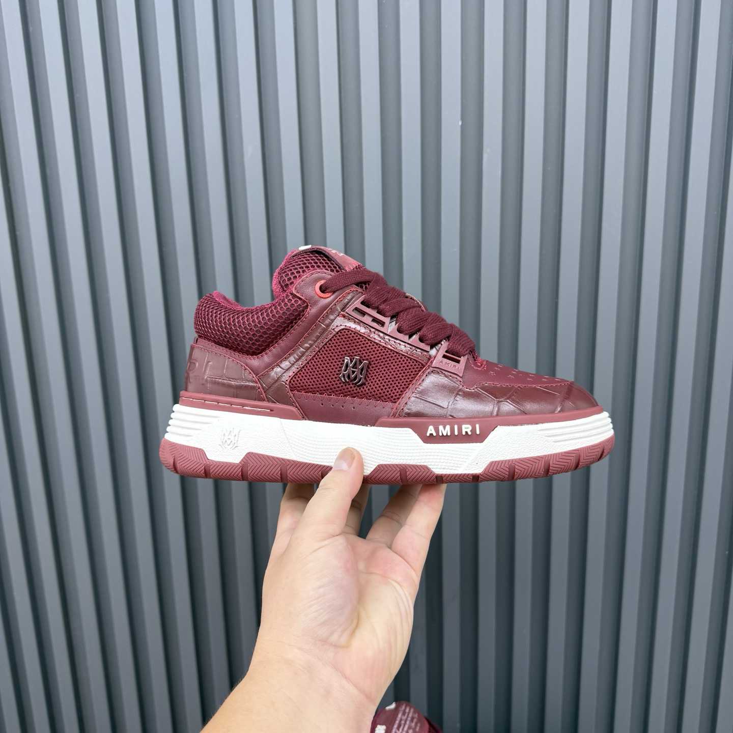 Amiri Croc Debossed Ma-1 - DesignerGu