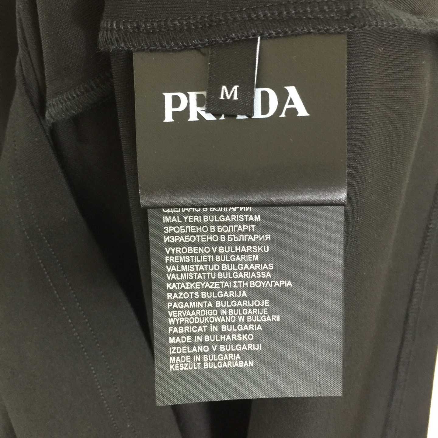 Prada Logo Cotton Tee - DesignerGu