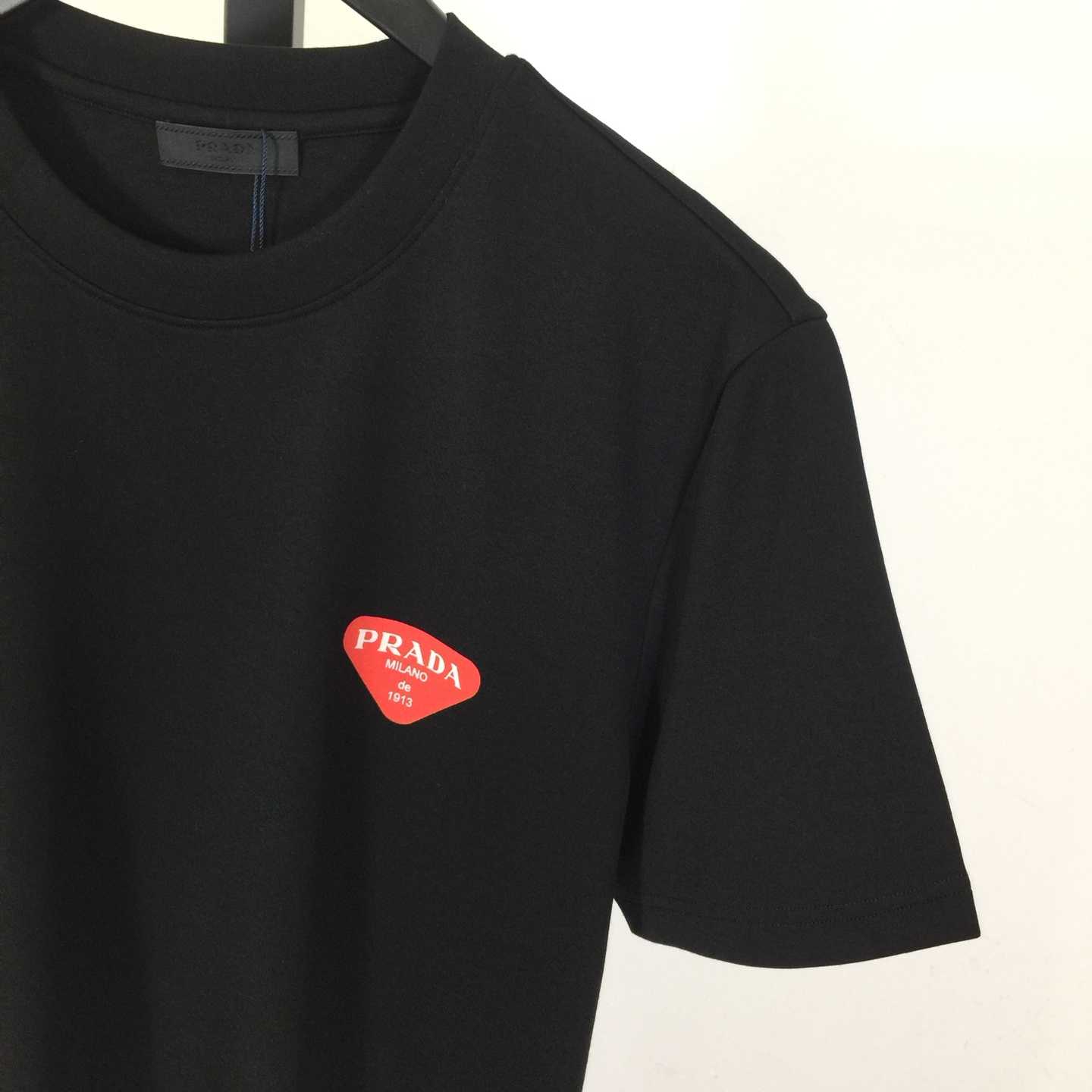 Prada Logo Cotton Tee - DesignerGu