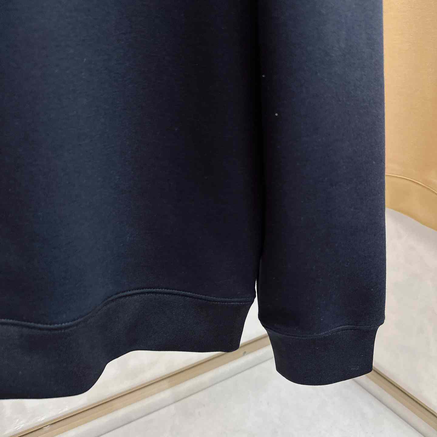 Burberry Check Collar Cotton Half-zip Sweatshirt - DesignerGu