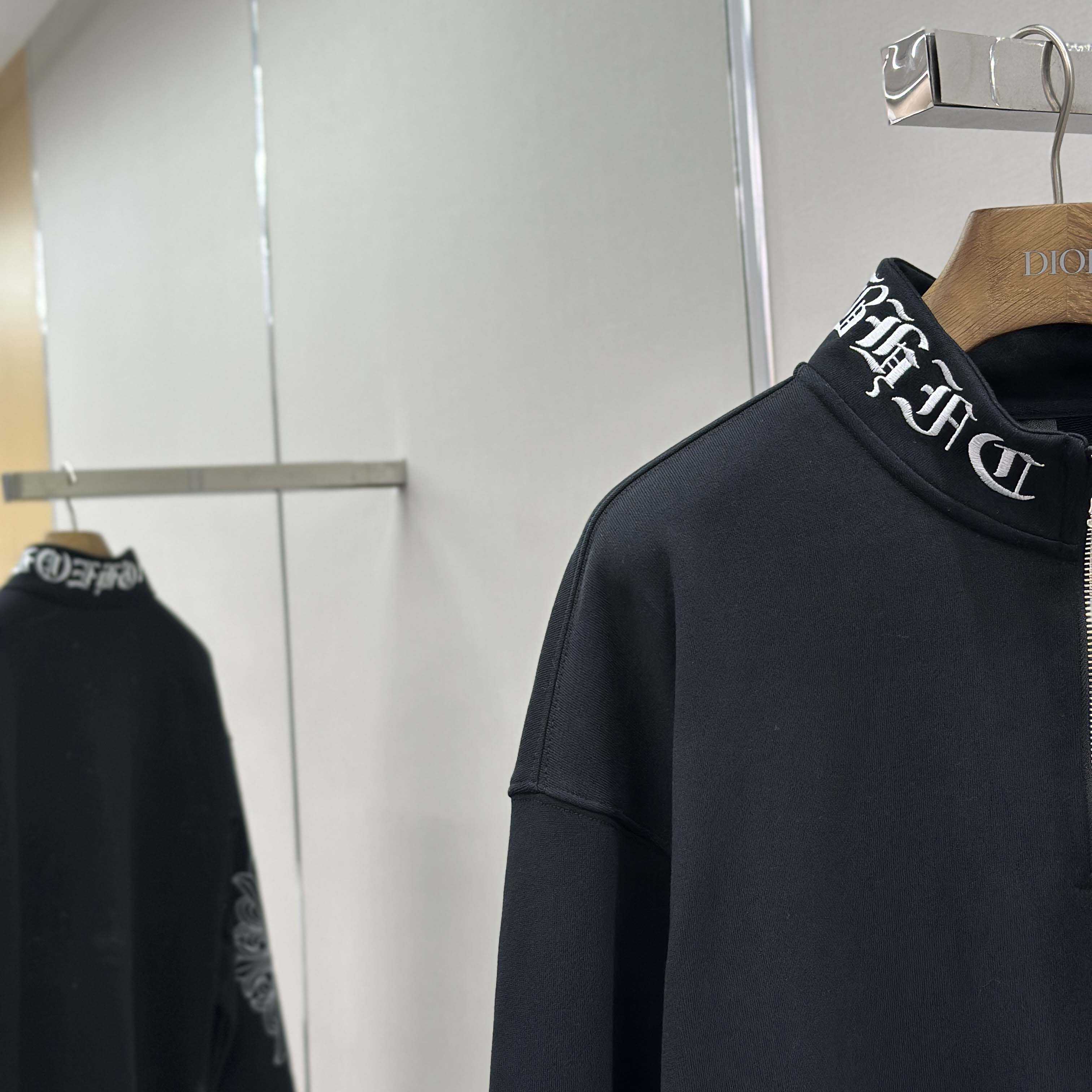 Chrome Hearts Half-zip Sweatshirt - DesignerGu