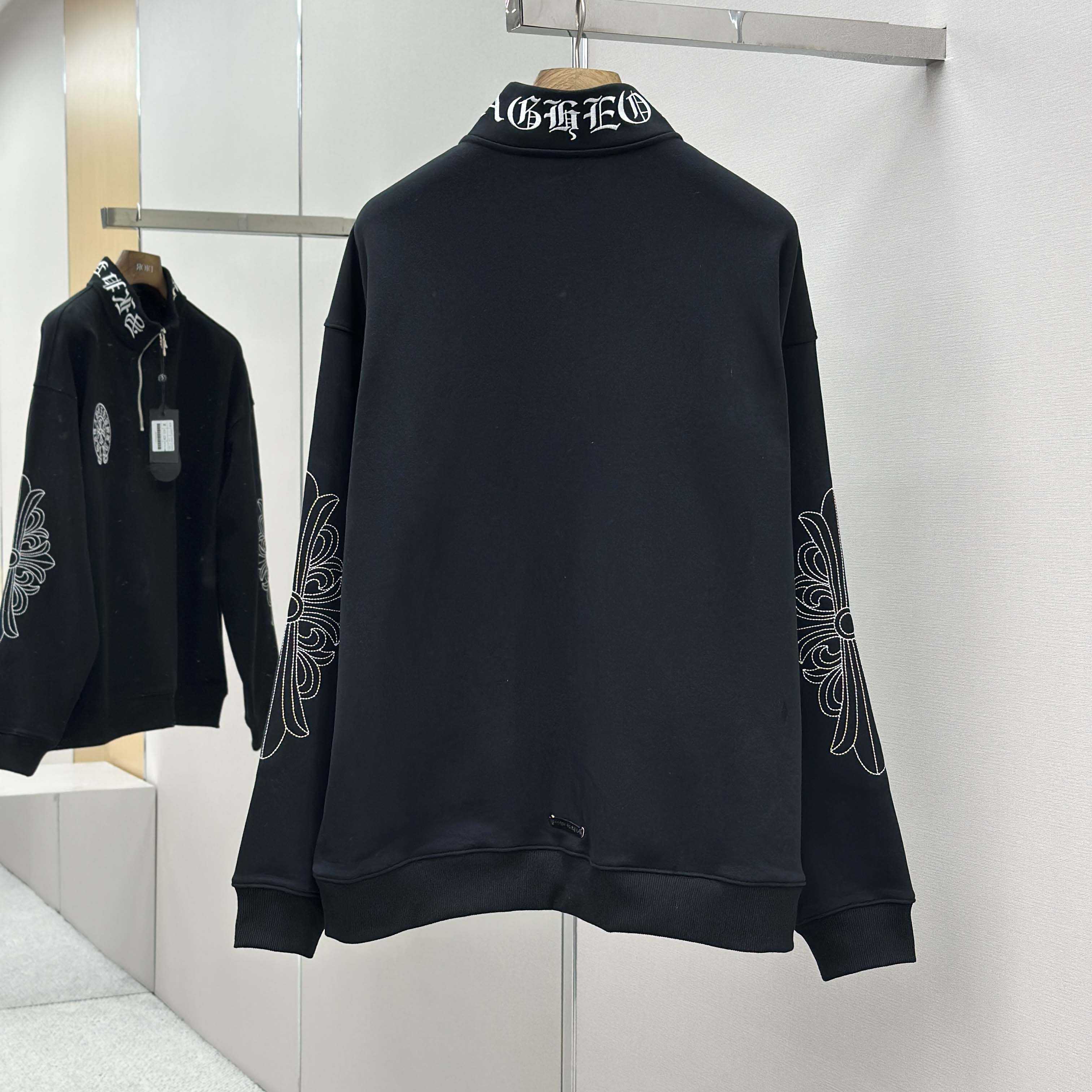 Chrome Hearts Half-zip Sweatshirt - DesignerGu