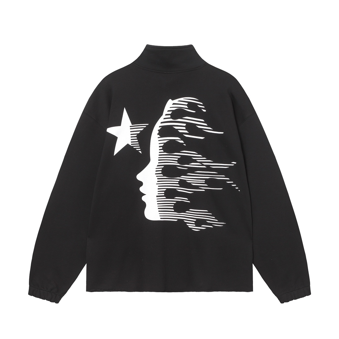 Hellstar Half Zip Sweatshirt - DesignerGu