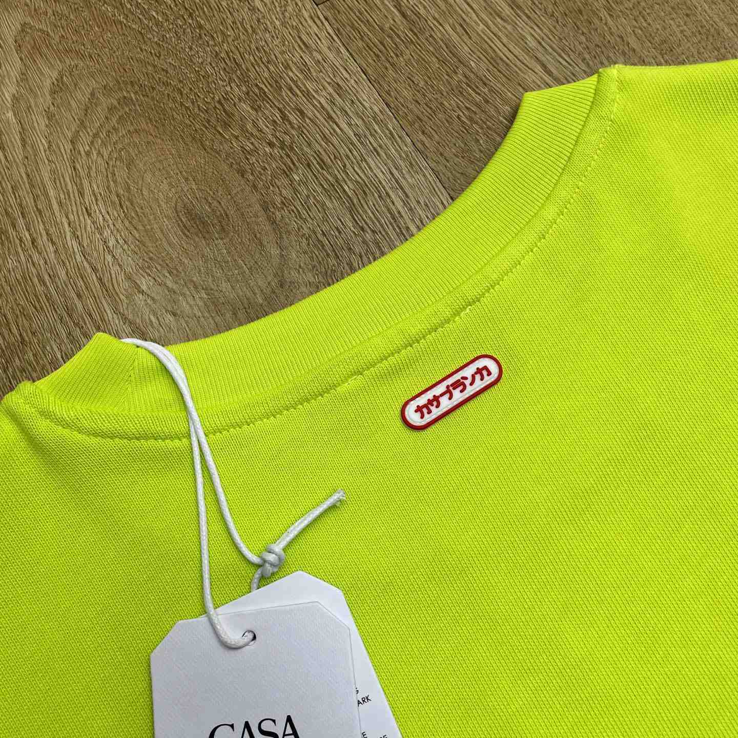 Casablanca Logo-patch Cotton T-shirt   C1079 - DesignerGu