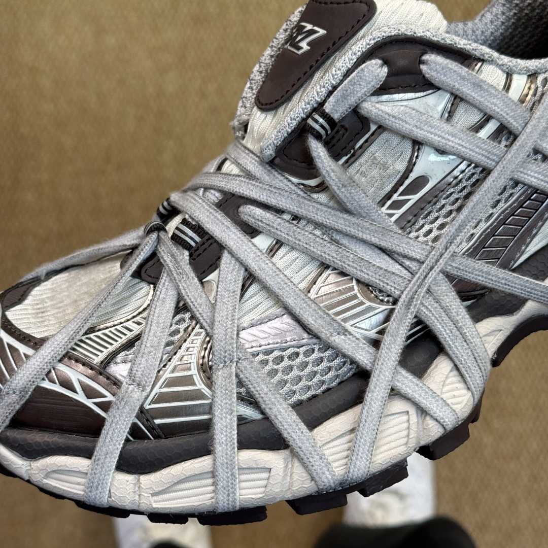 Balenciaga 3XL “Spider-Man” Lace-Up Sneaker – Grey  - DesignerGu