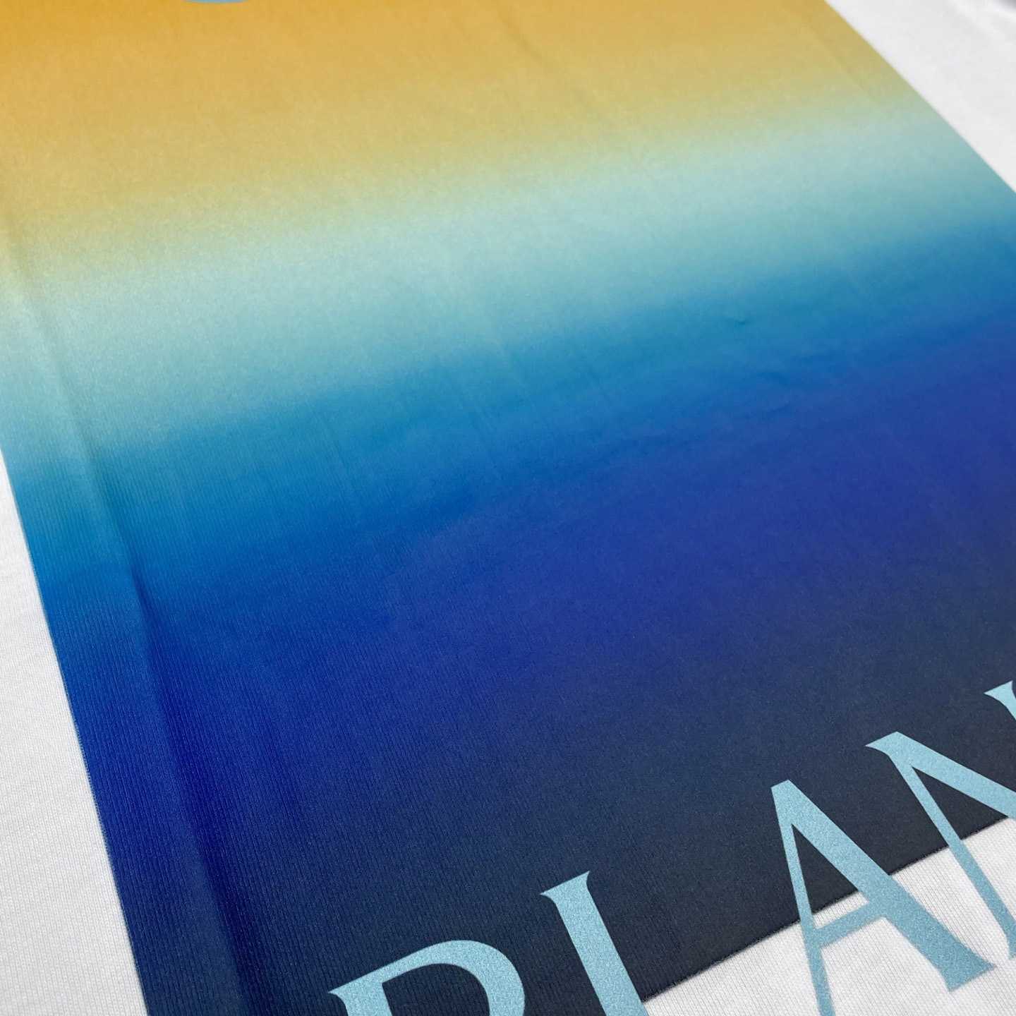 Casablanca Gradient Square Short Sleeve T-Shirt   C1102 - DesignerGu