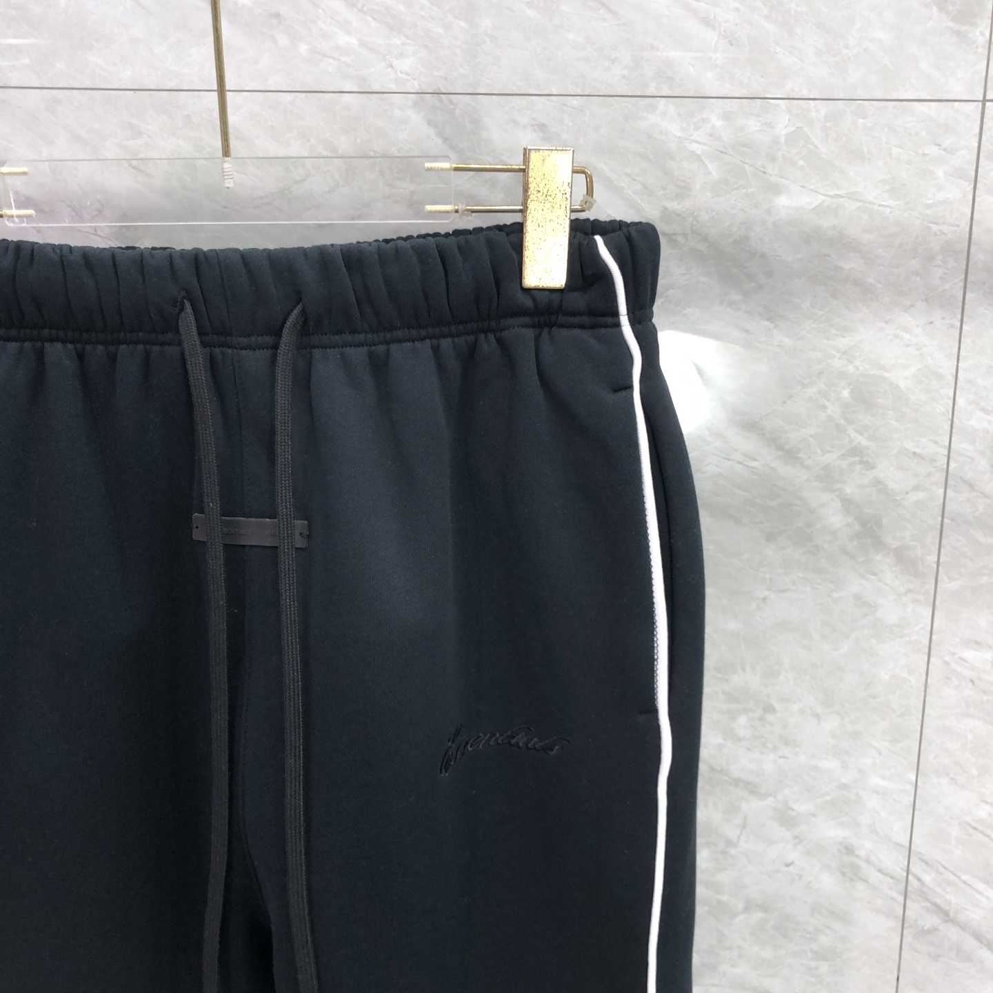 Fear of God Essentials Stripe-detail Sweatpants - DesignerGu