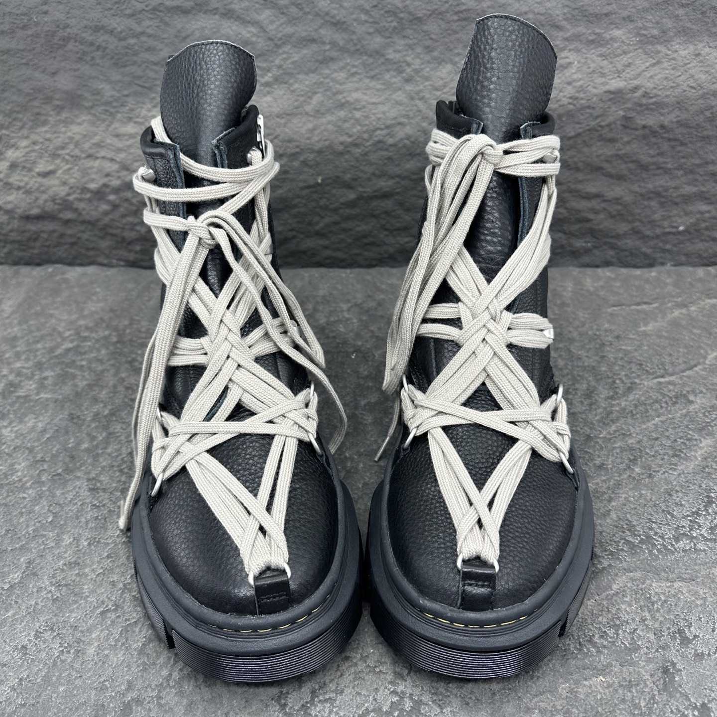 Dr. Martens x Rick Owens 1460 DMXL Mega Lace Boot - DesignerGu