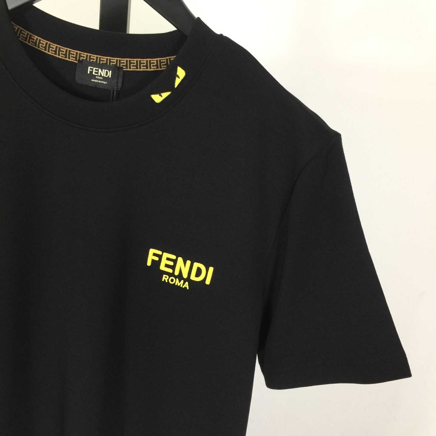 Fendi Cotton Jersey T-shirt  - DesignerGu