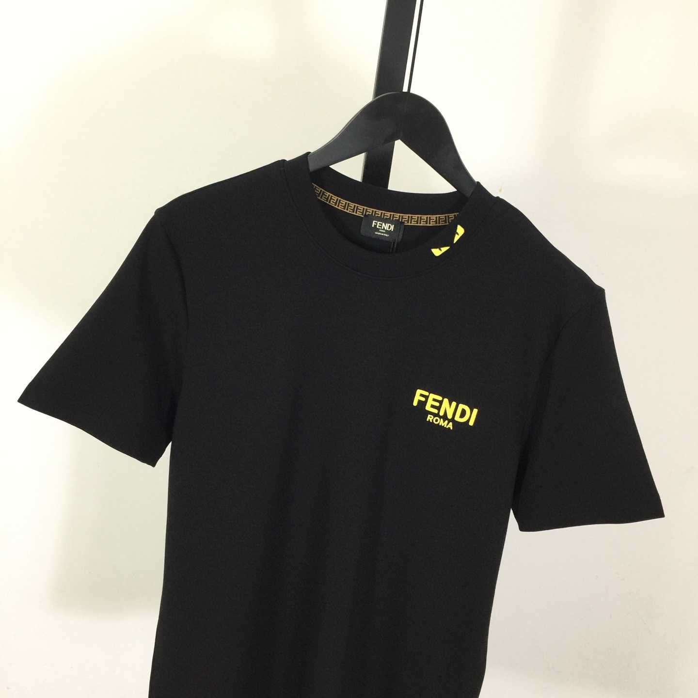 Fendi Cotton Jersey T-shirt  - DesignerGu