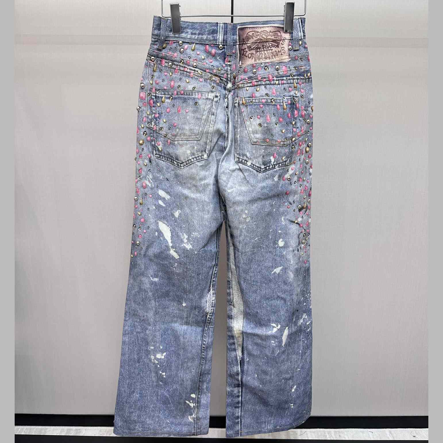 Acne Studios Loose Fit Denim Trousers - DesignerGu