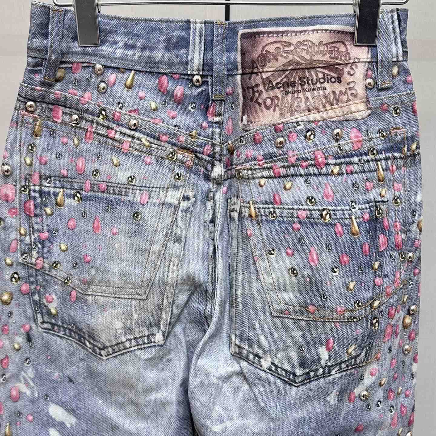 Acne Studios Loose Fit Denim Trousers - DesignerGu