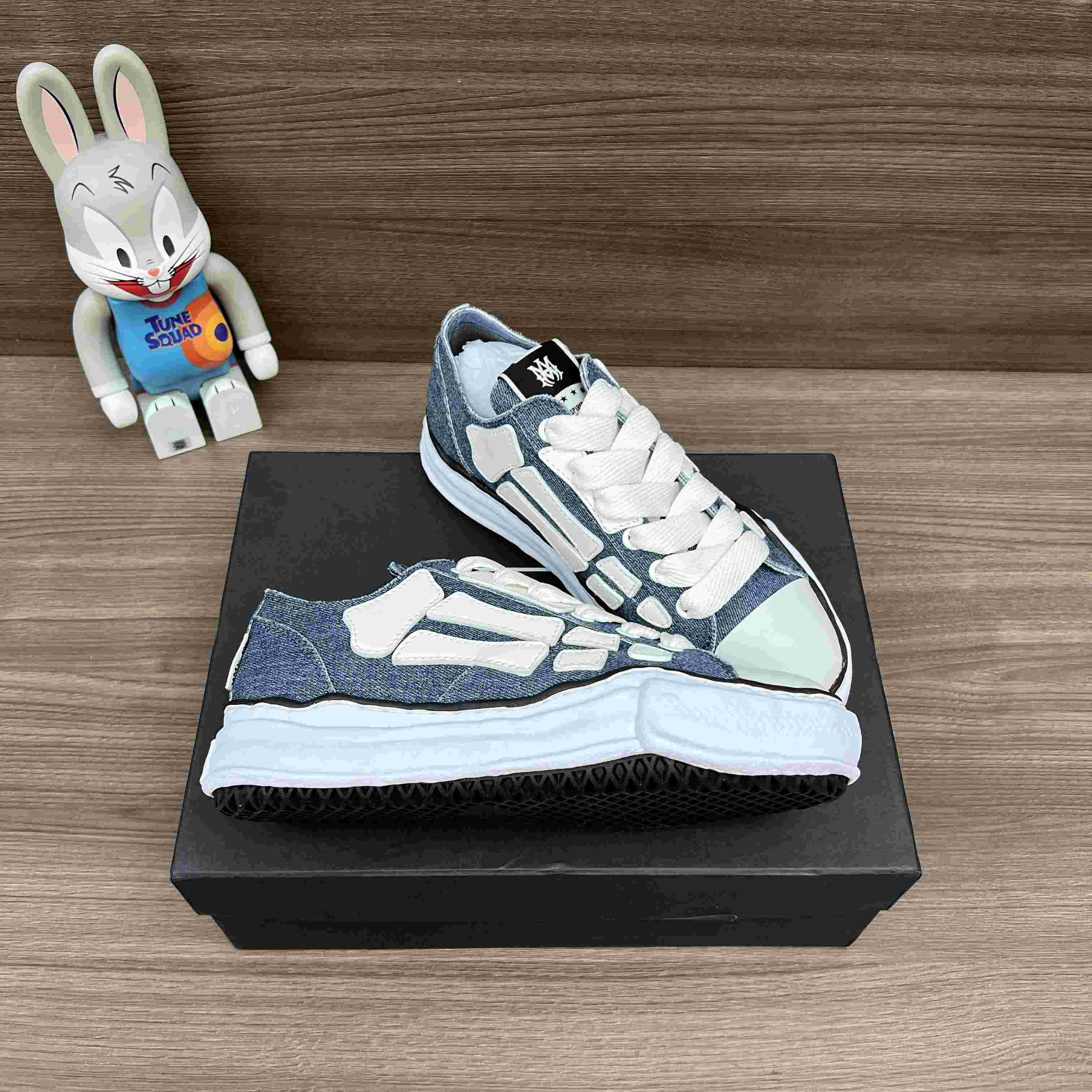 Maison Mihara Yasuhiro x Amiri Skel-Top Low Sneakers - DesignerGu