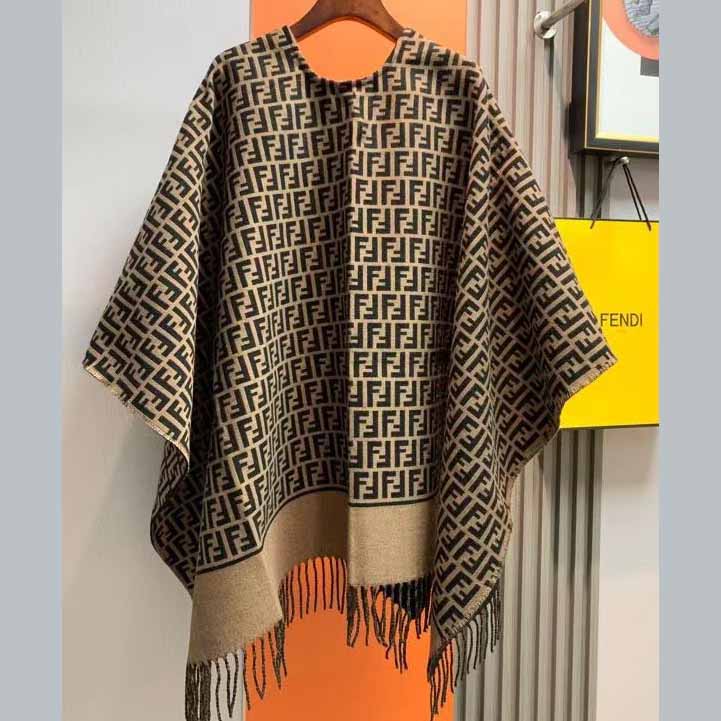 Fendi FF monogram poncho - DesignerGu