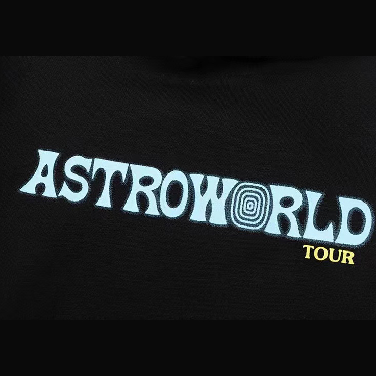 Travis Scott Astroworld Tour Launch Hoodie In Black - DesignerGu