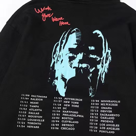 Travis Scott Astroworld Tour Launch Hoodie In Black - DesignerGu