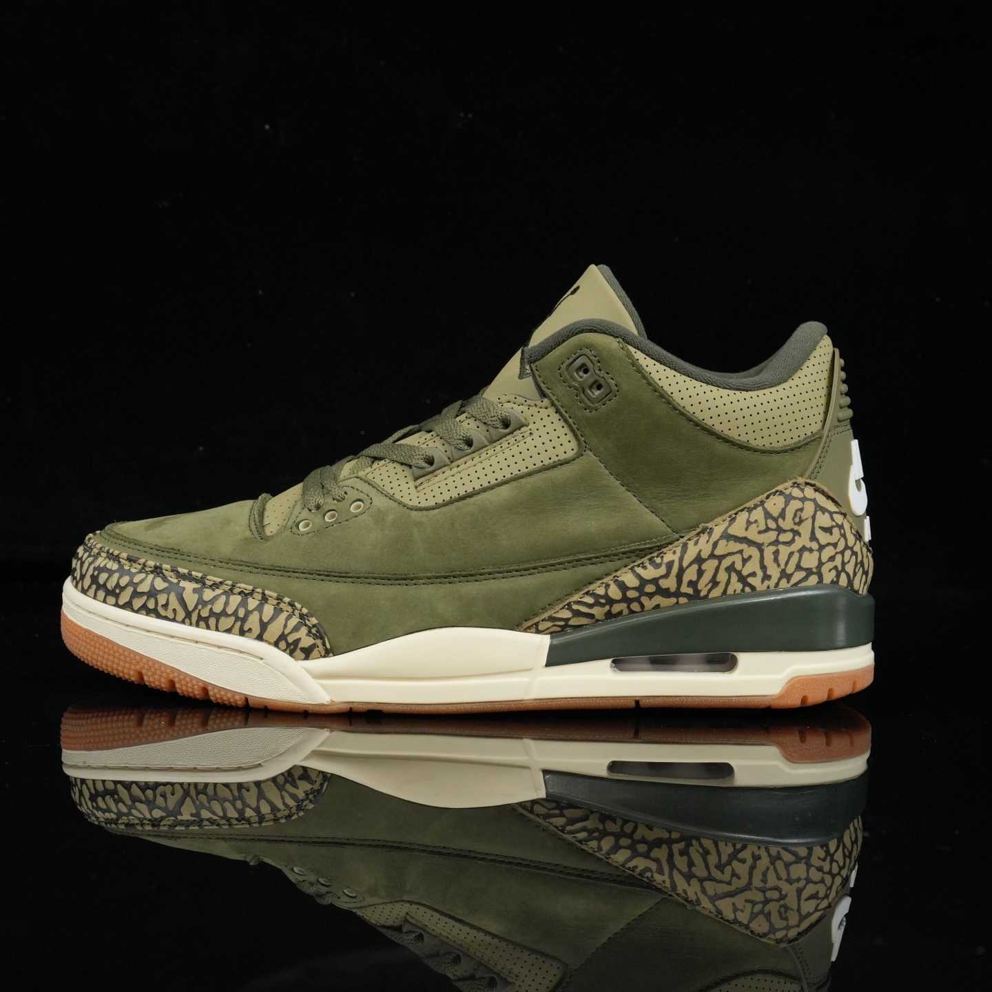 Air Jordan 3 “Medium Olive” Retro Lifestyle Sneakers DN3707-202 - DesignerGu