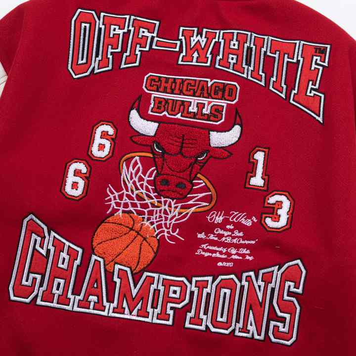 Off-White™ c/o Chicago Bulls Red Varsity - DesignerGu