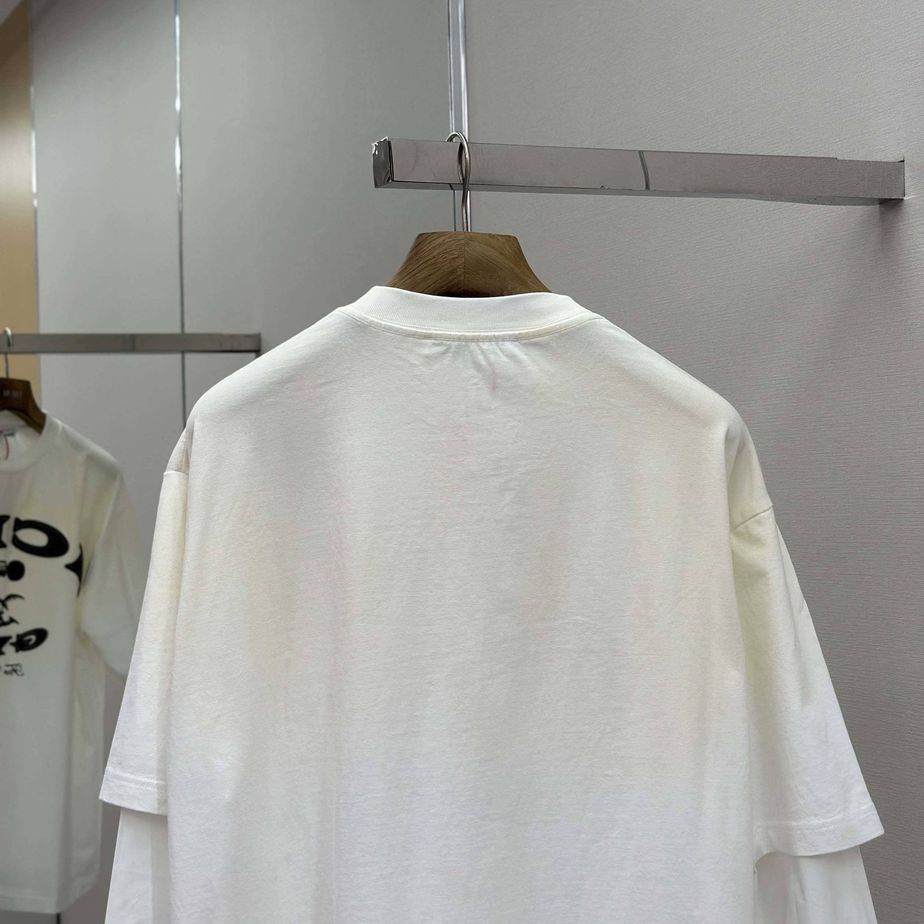Acne Studios Layered Logo T-shirt - DesignerGu