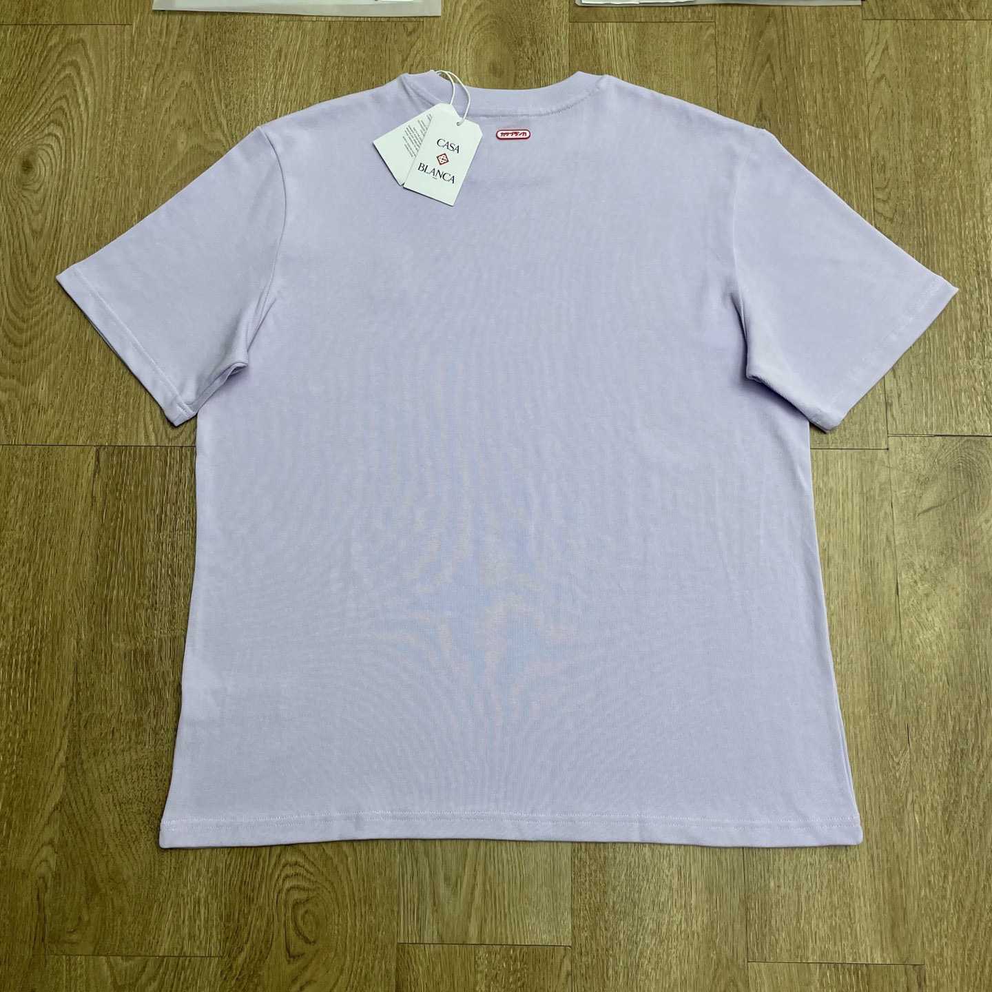 Casablanca Logo-patch Cotton T-shirt   C1089 - DesignerGu