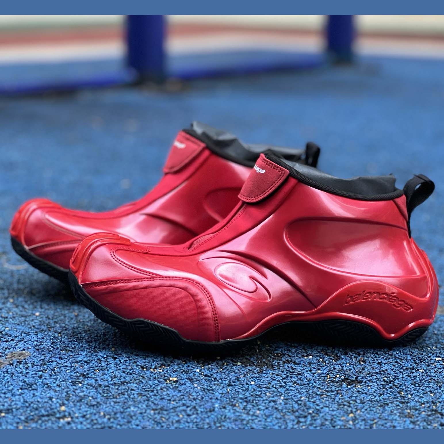 Balenciaga Basketball Sneaker 19th Edition “Black/Red” 824909WBKBM6010 - DesignerGu