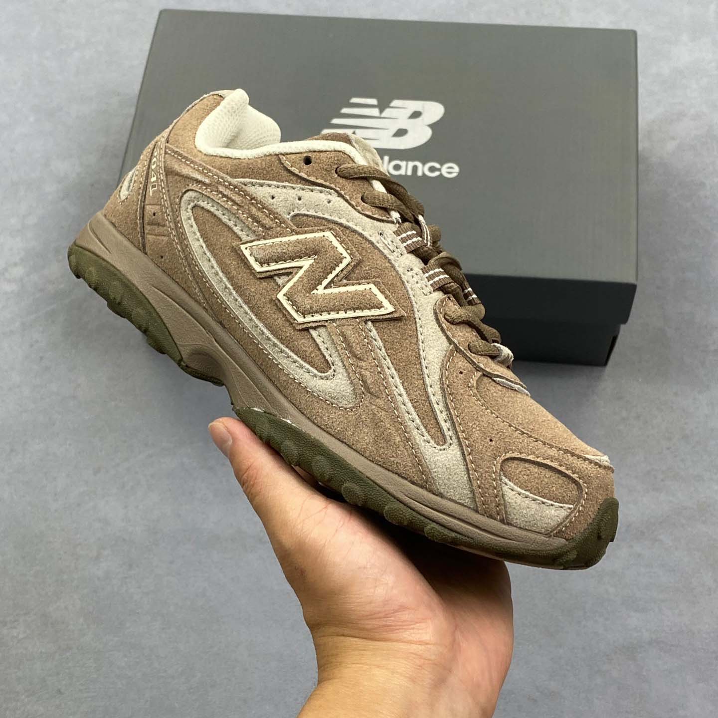 New Balance 204 Series Retro Breathable Running Shoes Light Brown U204LMMA - DesignerGu