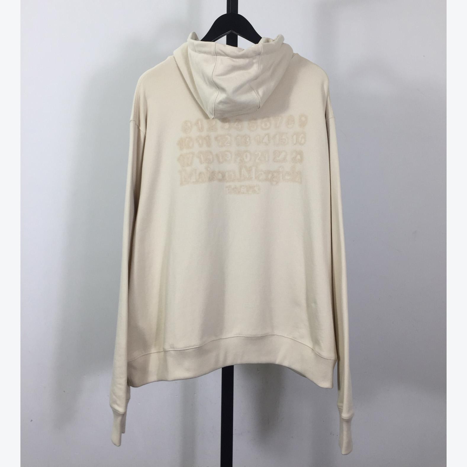 Maison Margiela Embroidered Logo Hoodie - DesignerGu