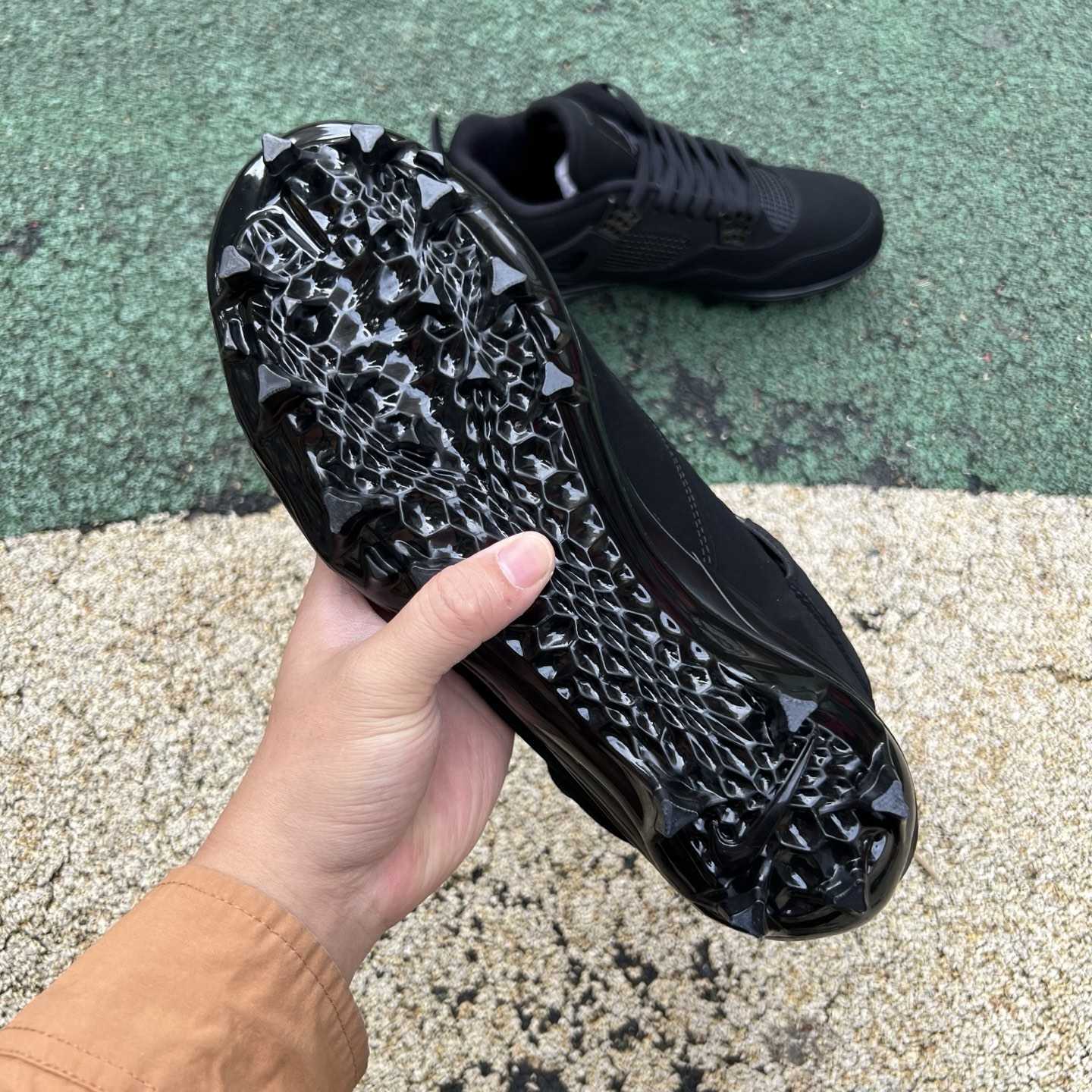 Air Jordan 4 “Black Cat” Football Edition CU1110-010 - DesignerGu