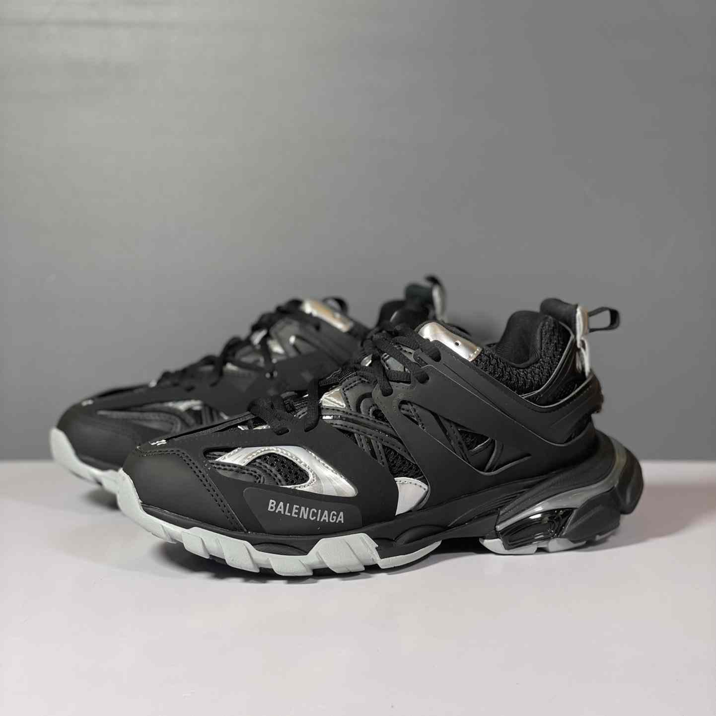 Balenciaga Track Sneaker 'Black Silver' - DesignerGu