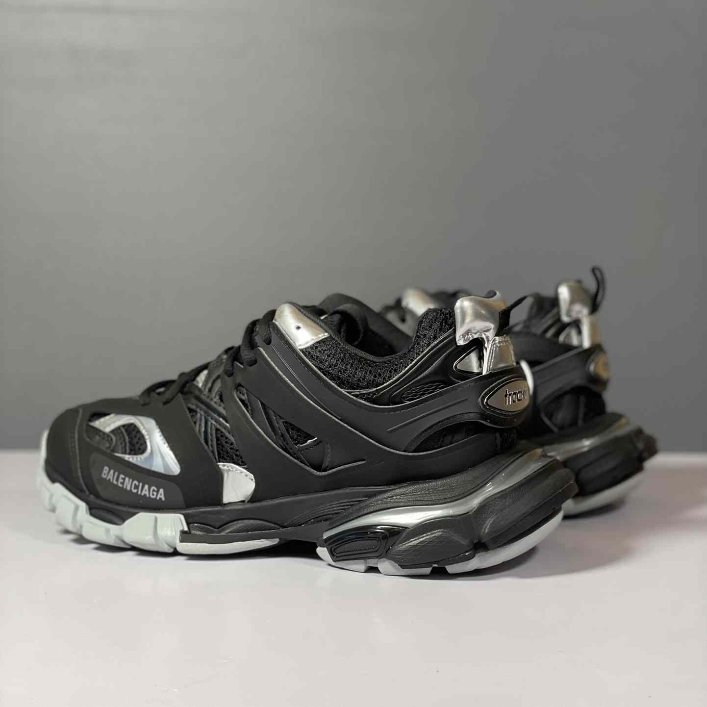 Balenciaga Track Sneaker 'Black Silver' - DesignerGu