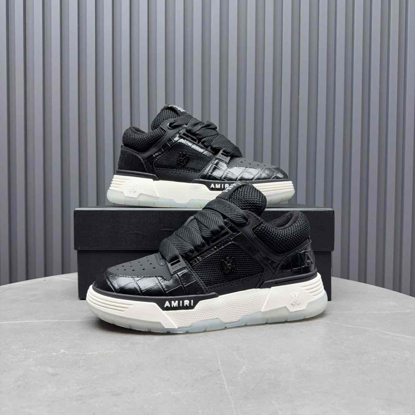 Amiri Croc Debossed Ma-1 - DesignerGu