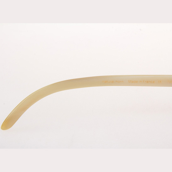 Cartier CT_3524012 White Buffalo Sunglasses In Gold Grey - DesignerGu