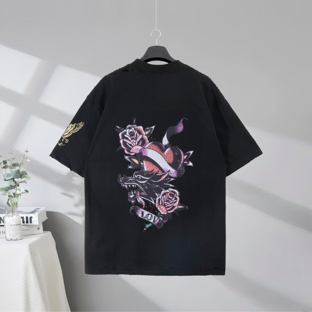 Balenciaga Printed T-shirt - DesignerGu