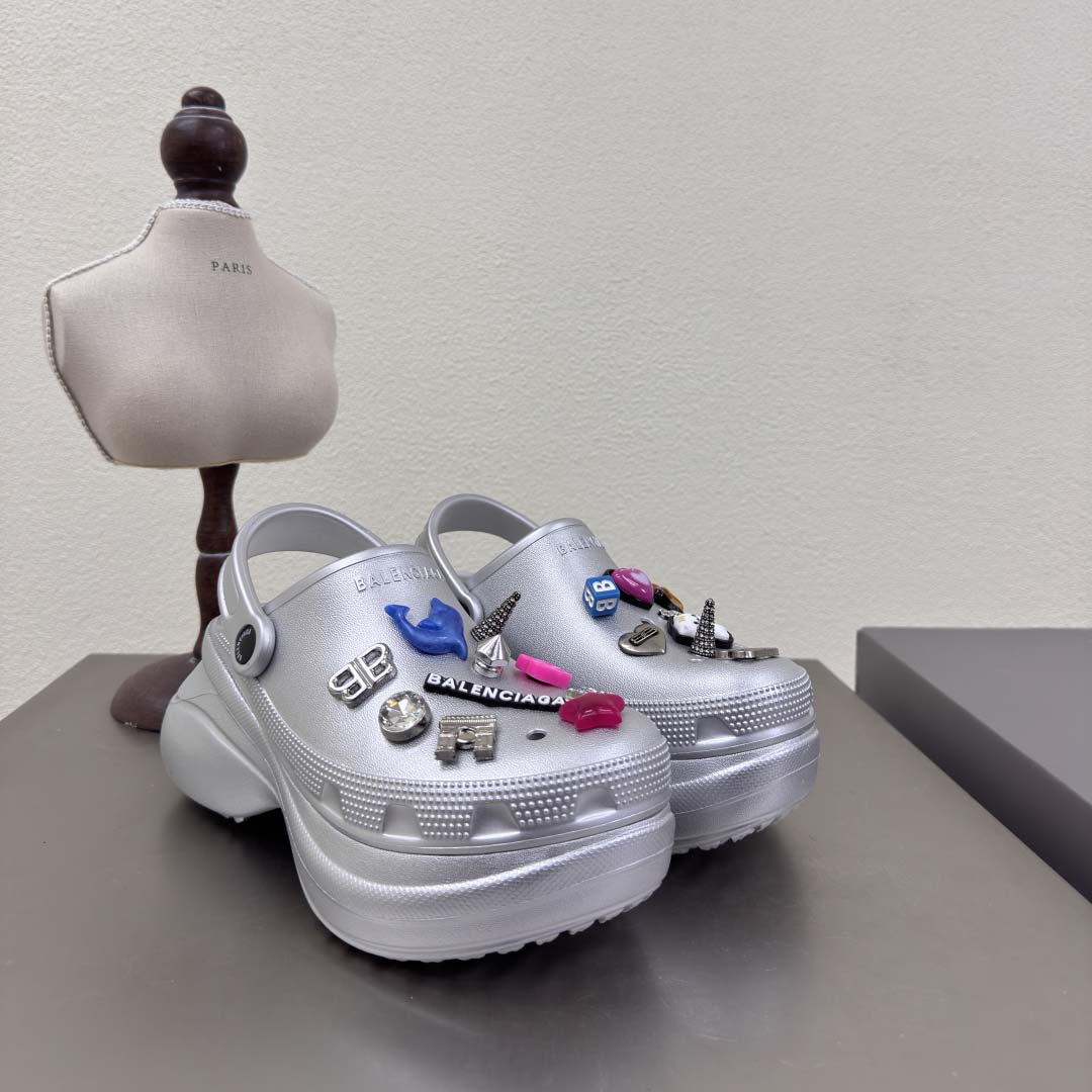 Balenciaga x Crocs Platform Clogs - DesignerGu