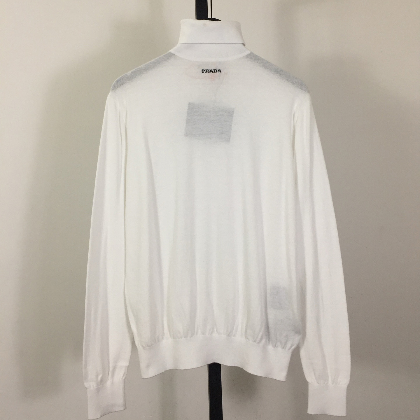 Prada White Wool Turtleneck - DesignerGu