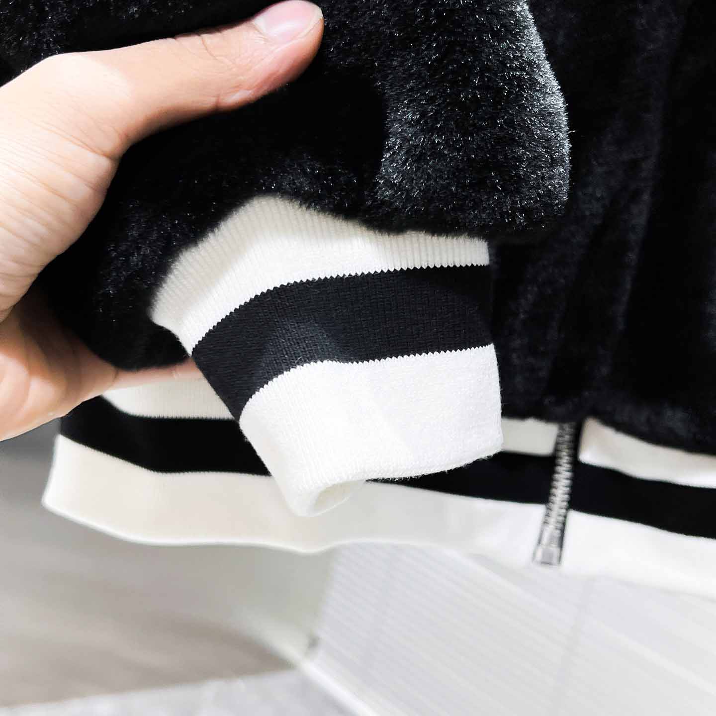 Louis Vuitton Mink Bomber  - DesignerGu