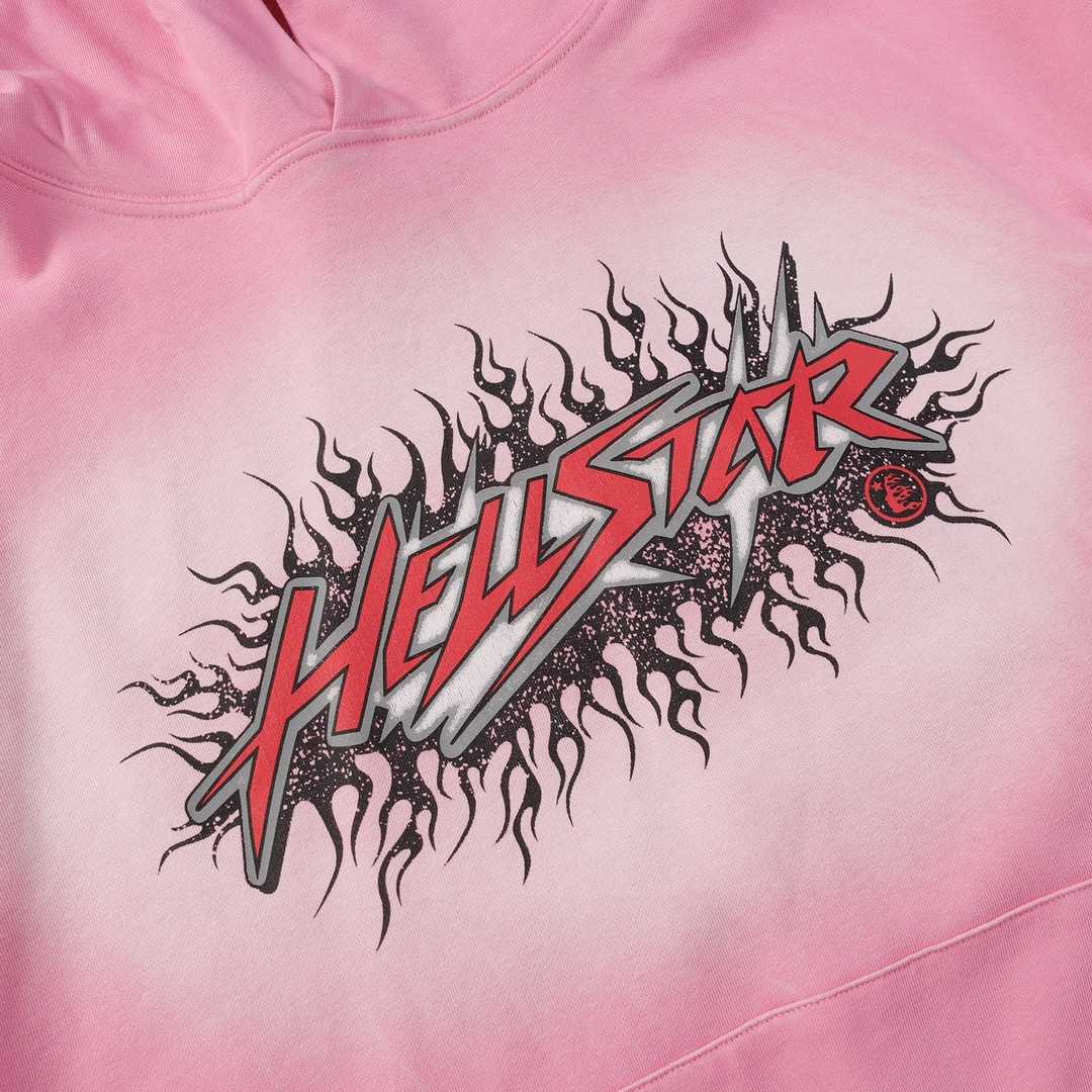 Hellstar Brainwashed Without Brain Hoodie 'Pink' - DesignerGu