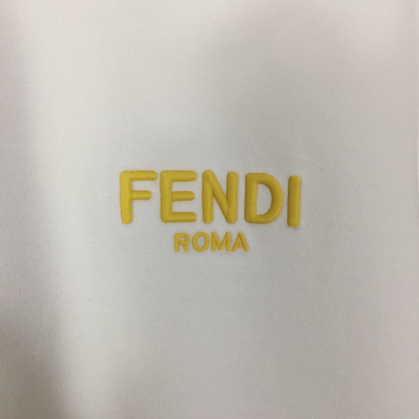 Fendi Cotton Jersey T-shirt  - DesignerGu