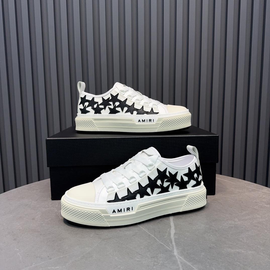 Amiri Stars Court Low-Top Sneakers - DesignerGu