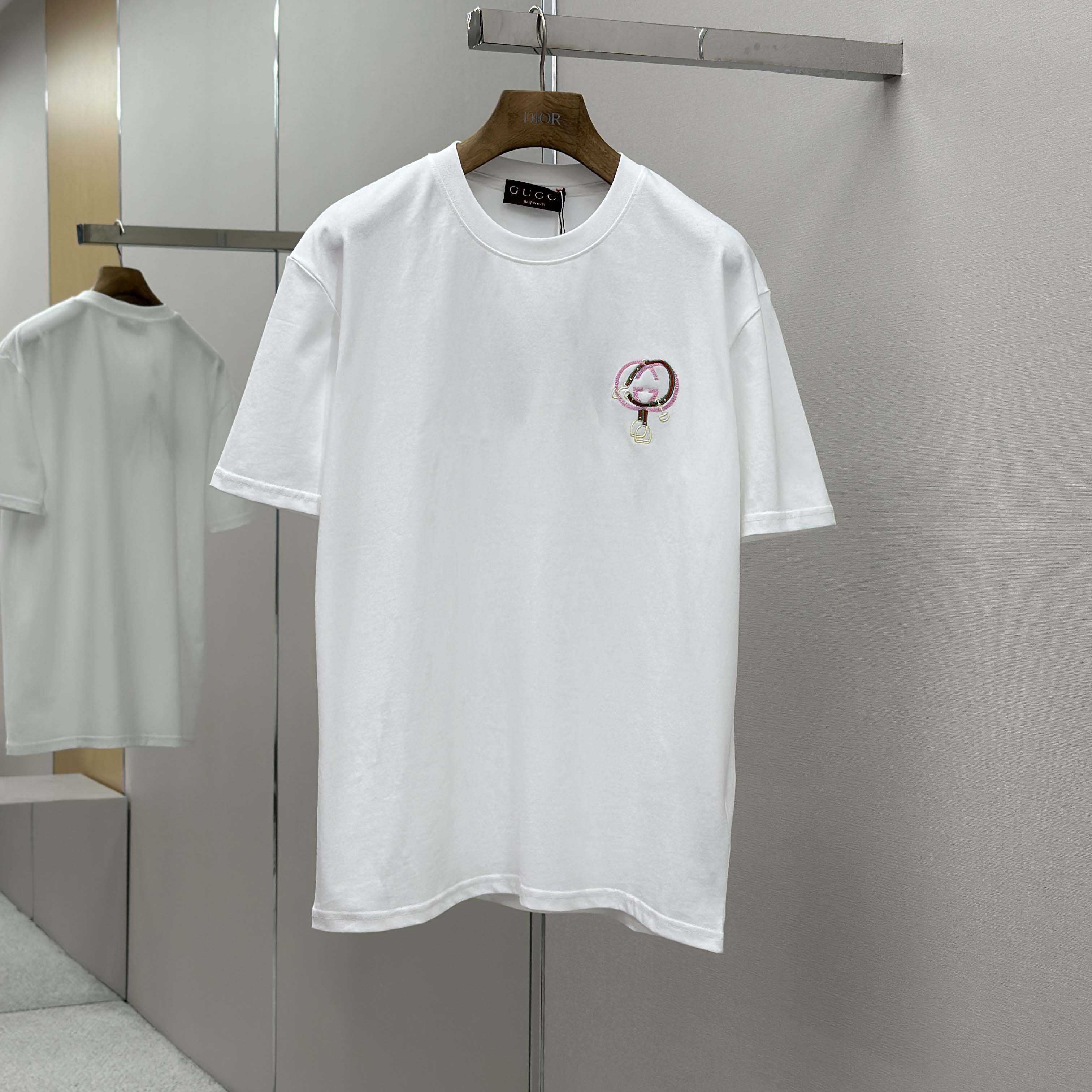 Gucci Cotton Jersey T-shirt With Embroidery - DesignerGu